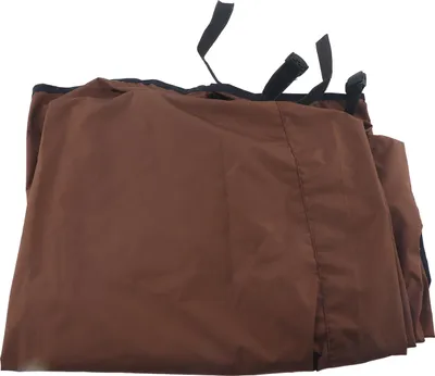 Produktbild von Garten Hof im Freien wasserdicht Polyester Taft Dreisitzer Schaukel Stuhl Hängematte Sitz Kissen Abdeckung Kissenbezug 150*50*10CM (Braun)