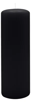 Produktbild von Stumpenkerzen 150 x Ø 60 mm, Schwarz, 12 Stück