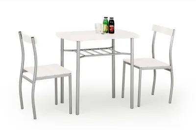 Produktbild von Halmar LANCE stůl + 2 křesla bílá