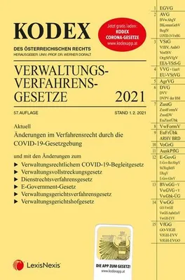 Produktbild von KODEX Verwaltungsverfahrensgesetze (AVG) 2021