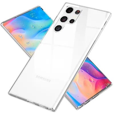 Zdjęcie produktu dla Etui NALIA "GLAZE" do Samsung Galaxy S22 Ultra - Przezroczyste etui ochronne z TPU, odporne na żółknięcie, smukłe i lekkie - Przezroczyste etui na telefon