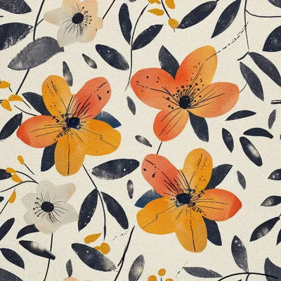 Image de OUTDOOR DEKOSTOFFE OXFORD - Motiv Blumen I DX5365