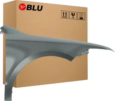 Produktbild von BLU Kotflügel Passend für Skoda Superb II 3T LF7Y Rechts Grau GrauMetal | 2008-2013 | Vorderseite Vorne | Lackiert | Einbaufertig