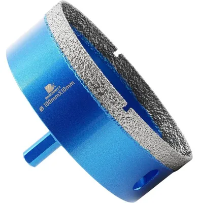 Produktbild von Diamant Trockenbohrer 100mm Lochsäge für Keramik, Granit, Porzellan, Fliesen, Mauerwerk