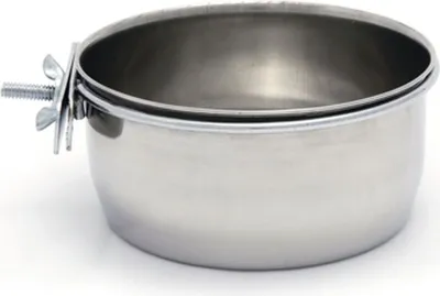 Produktbild von Beeztees Coopcup Inox+Schraube - Hundenapf - 0,6l - 12 cm