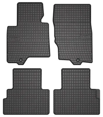Obrázok produktu pre Gumové autorohože na mieru pre: Infiniti QX70 (2008-2017, SUV) černé, sada 4 ks, s úchyty