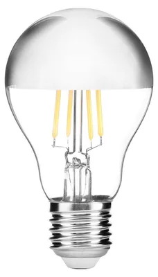 Produktbild von Avide E27 LED Filamentlampe 7W 680lm 2700K Extra Warmweiß Kopfspiegel A60