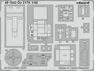 Produktbild von Eduard Accessories 491542 - 1:48 Do 217K ICM - Neu