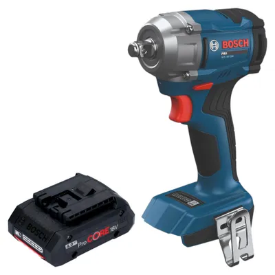 Immagine prodotto di Avvitatore a impatto a batteria Bosch GDS 18V-350 Professional 18 V 350 Nm 1/2" brushless + 1 batteria ProCORE da 4,0 Ah - senza caricabatterie