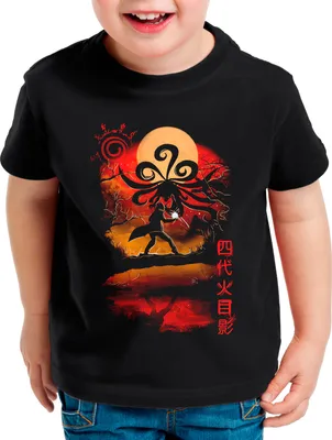 Produktbild von style3 Nine Tails Kinder T-Shirt ninja anime manga cosplay