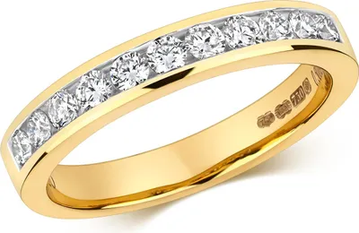 Produktbild von Funkelndes Feuer 18 Karat (750) Gold Damen - Diamant Ring Brillant-Schliff 0.50 Karat GH - SI2, 55 (17.5); TRS3217018KYRSO