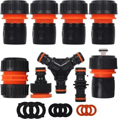 Produktbild von Gartenschlauch-Connector-Set 8-teilig einfache Anschluss