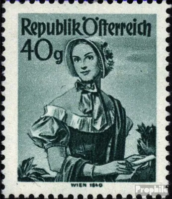 Produktbild von Briefmarken Österreich 1948 Mi 902 postfrisch Trachtenserie