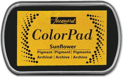 Produktbild von Jacquard Stempelkissen Sunflower - Pigment Farbpad für Basteln und Stempeln