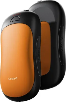 Produktbild von Ocoopa Ut3 Pro Handwärmer Mit Powerbank-Funktion 2X5000 Mah, Usb-C, Orange-Schwarz