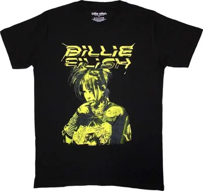 Zdjęcie produktu dla Billie Eilish Illustration Black XL Koszulka