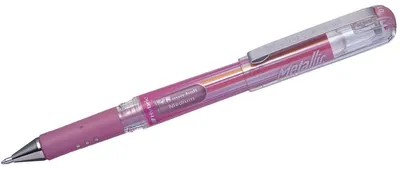 Produktbild von Pentel K230-MPO HybridGel Grip DX Gel-Tintenroller 0,5 mm metallic-pink