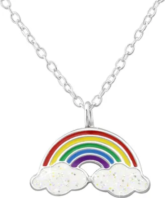Produktbild von Regenbogen Kette Kinder: 925 Silber Kinderkette