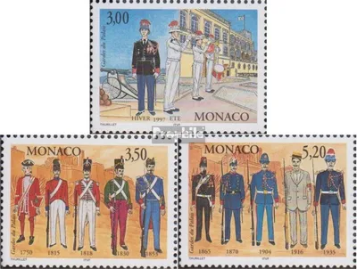 Produktbild von Briefmarken Monaco 1997 Mi 2359-2361 (kompl.Ausg.) postfrisch Palastgarde