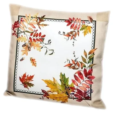 Produktbild von Kissenhülle 40 x 40 cm mit Motiv Herbstblätter