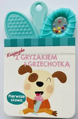 Immagine prodotto di Książka dla Dzieci Kartonowa dla Niemowląt - Gryzak i Grzechotka