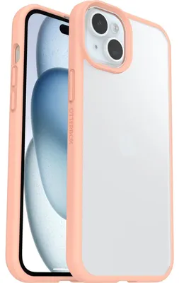 Produktbild von OtterBox React Hülle für iPhone 15 Plus/14 Plus, Transparent/Peach