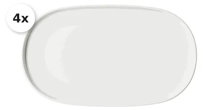 Produktbild von Servierplatte 33x19cm 4er Set Kelly