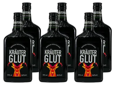 Produktbild von Kräuterglut Kräuterlikör (6 x 0,7L)