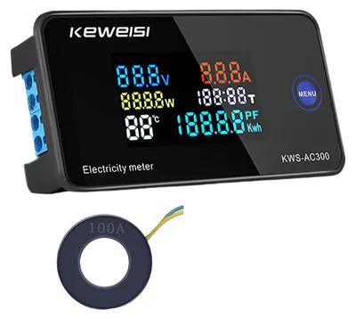 Productafbeelding van LCD Digitale Energiemeters AC300-100A Multifunctionele Voltmeter Ampèremeter