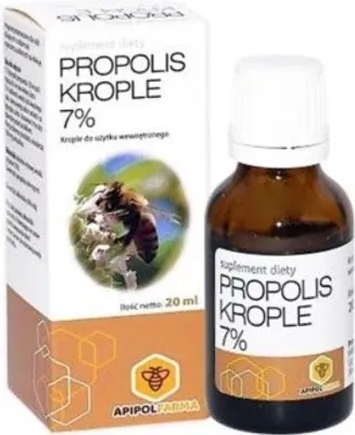 Produktbild von Propolis Tropfen 7% - 20ml - natürliche Tinktur - Extrakt - Immunsystem stärken