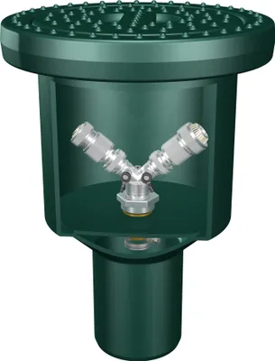 Produktbild von GreenLife Wasseranschluss-Set GreenLine "Wasseranschußbox", moosgrün; G0001255