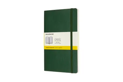 Produktbild von Moleskine Notizbuch Large/A5, Kariert, Myrtengrün