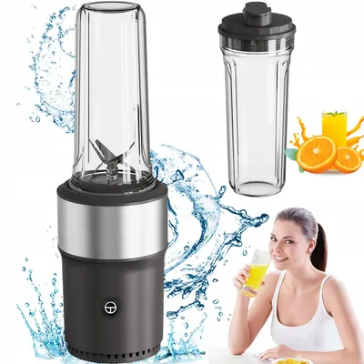 Produktbild von Standmixer 900W - Mini-Mixer - Getränkemixer - Tragbarer Smoothie Maker - Blender mit 2 650ml Becher - BPA Frei - für Smoothie- & Milchshake