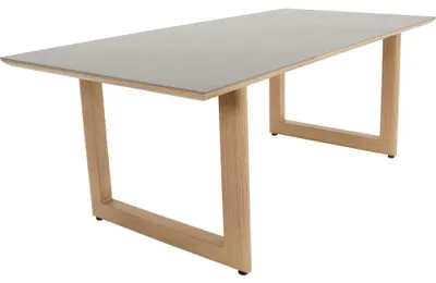 Produktbild von Lesli Living - Gartentisch Espinar - Grau - 200x90x75cm