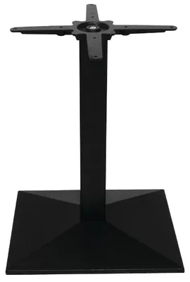 Gusseiserner Sockel, höhenverstellbar, für Tischplatten bis 1100x700 mm, schwarz