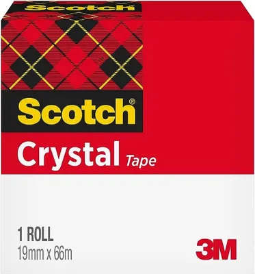 Produktbild von Scotch - Klebeband 3m 600 19mmx66m Crystal Clear | 1 Stück