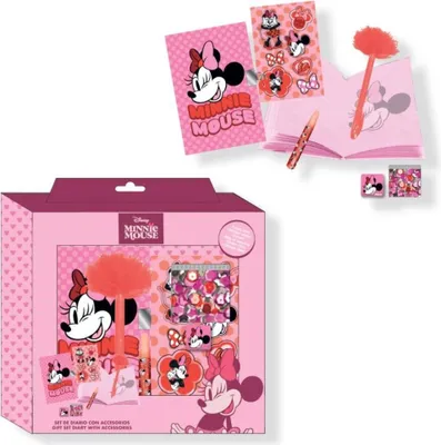 Obrázek produktu pro Cerda Group Minnie Set Diář 23,5x25x5,5 cm Růžová Růžová Jedna velikost