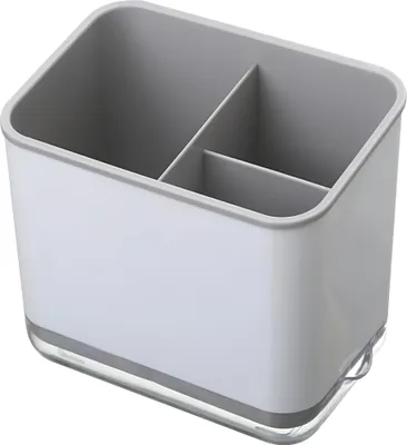 Image de Range-couverts avec égouttoir, 3 compartiments, gris