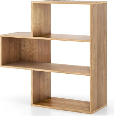 Immagine prodotto di Libreria convessa con antiribaltamento, 3 ripiani, 84x83,5 cm
