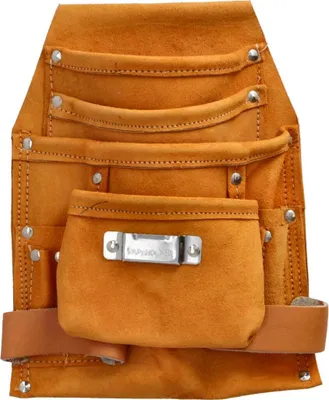 Produktbild von Profi Werkzeuggürtel Leder Werkzeug Gürteltasche Handwerkergürtel Tasche