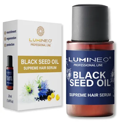 Produktbild von LUMINEO Professional Line Haarserum mit Schwarzkümmelöl 20 ml