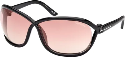 Image de Tom Ford - Lunettes de soleil papillon pour femme SY1177 (taille unique) (Noir)