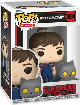 Immagine prodotto di Figurka Funko Pop! Pet Sematary - Ellie i Church, oficjalny produkt, winylowa