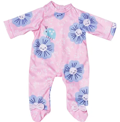 Image de MGA BABY born Strampler Blumen 43cm
