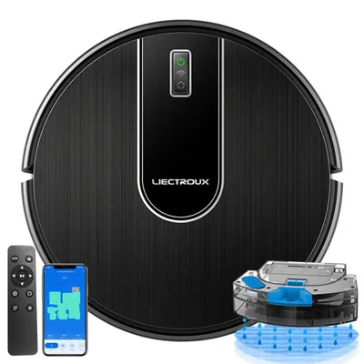 Produktbild von Saugroboter - Saugroboter mit Wischfunktion - Intelligenter Staubsauger - Automatischer Reiniger