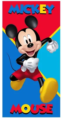 Obrázok produktu pre Plážový uterák Sunny Textile s motívom Mickey Mouse, rozmer 11,70 x 140 cm, model 190955