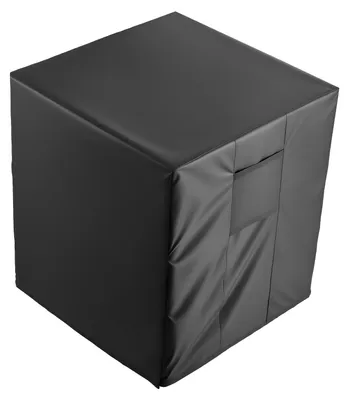 Zdjęcie produktu dla Pokrowiec ochronny SucceBuy do klimatyzatorów, 762 x 762 x 810 mm, trójwarstwowa, wodoodporna tkanina poliestrowa, uniwersalny pokrowiec na urządzenia zewnętrzne, czarny