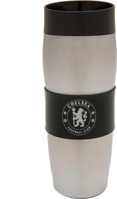 Obrázek produktu pro Chelsea FC - cestovní hrnek TA8453 (jedna velikost) (černá/bílá)