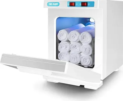 Immagine prodotto di Scaldasalviette - Armadietto scaldasalviette - Riscaldamento a 360° - 6–8 salviette - 80 °C - Compatto - 220 V - Blu