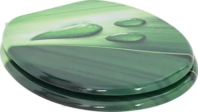 Immagine prodotto di vidaXL Sedile per WC con chiusura ammortizzata, 2 pezzi, verde, 44 x 38 cm